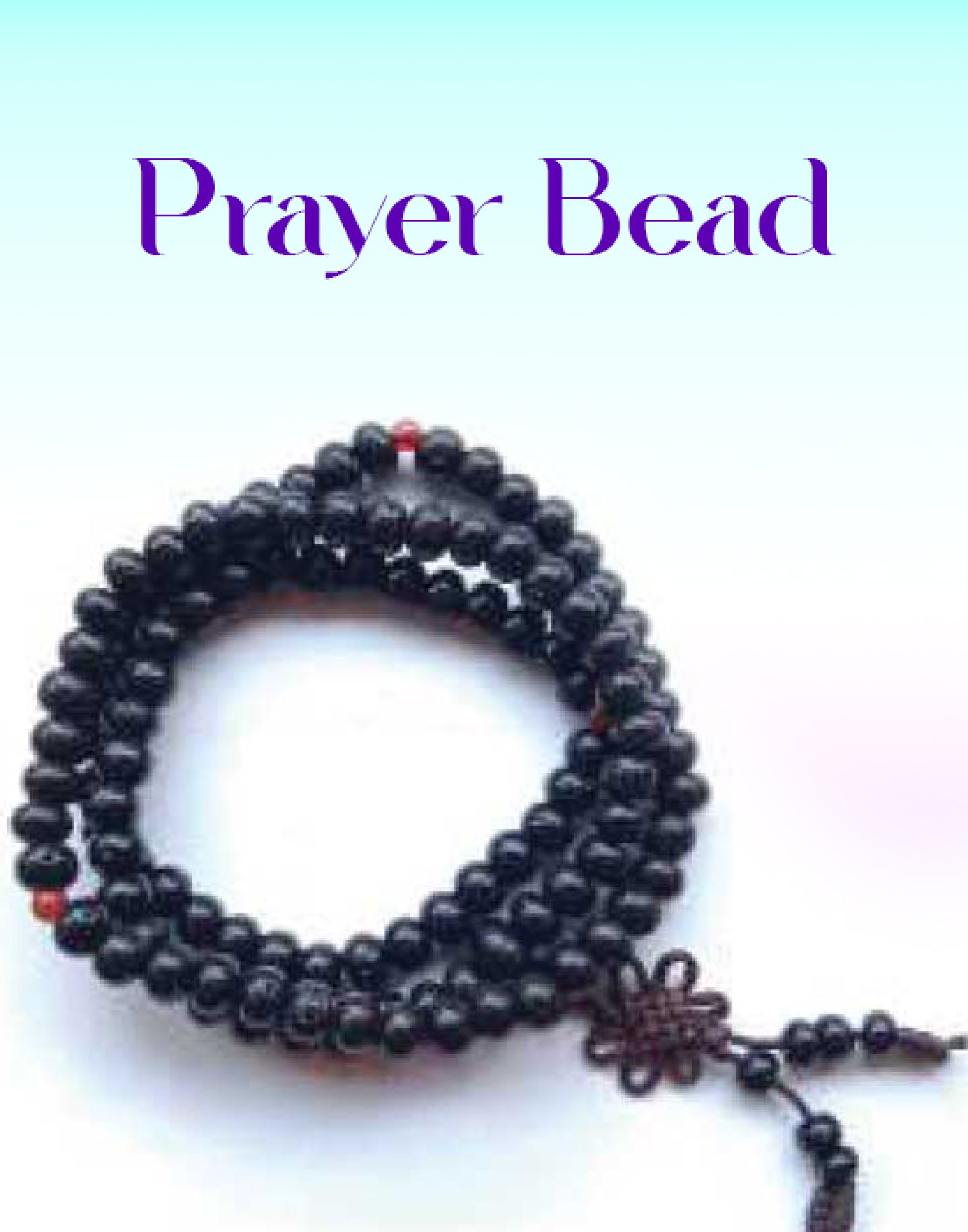 Stretchy Black Lotus Seed Mala